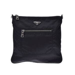 PRADA Black Nylon Shoulder Bag